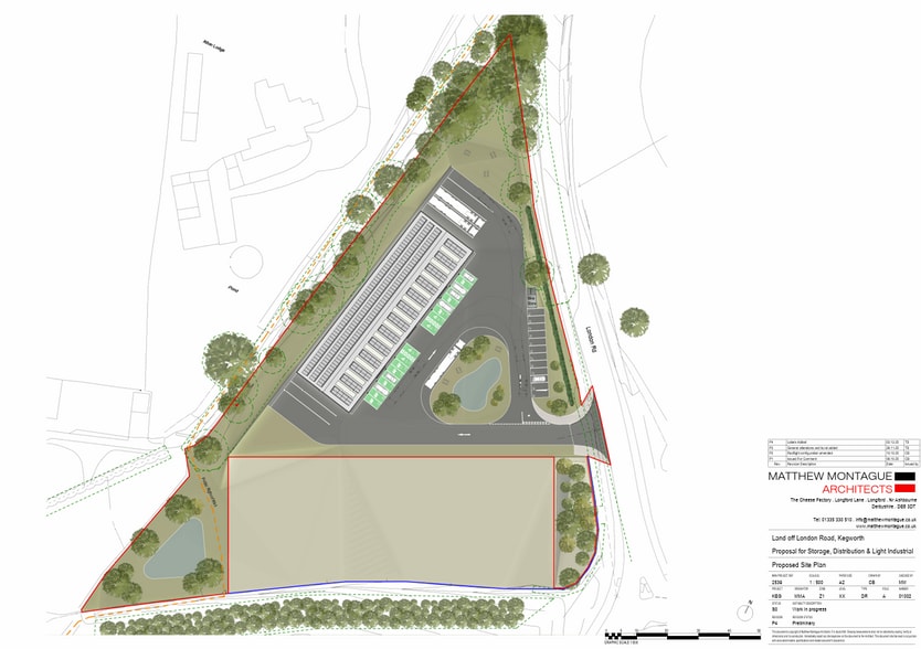 Building 1, London Road, Kegworth to rent - Site Plan - Image 2 of 5