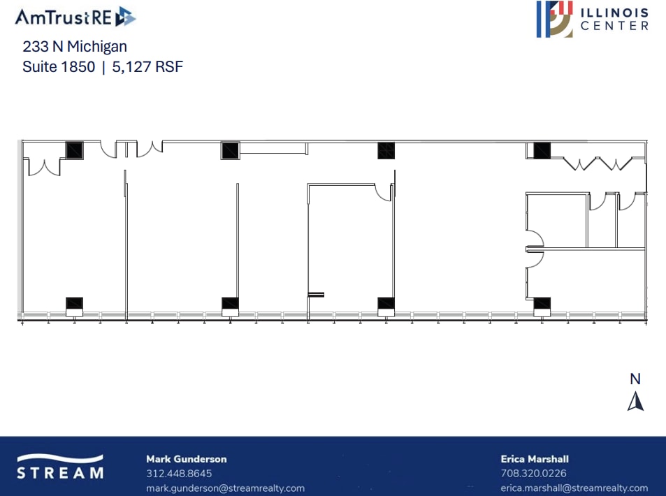 233 N Michigan Ave, Chicago, IL to rent Floor Plan- Image 1 of 1