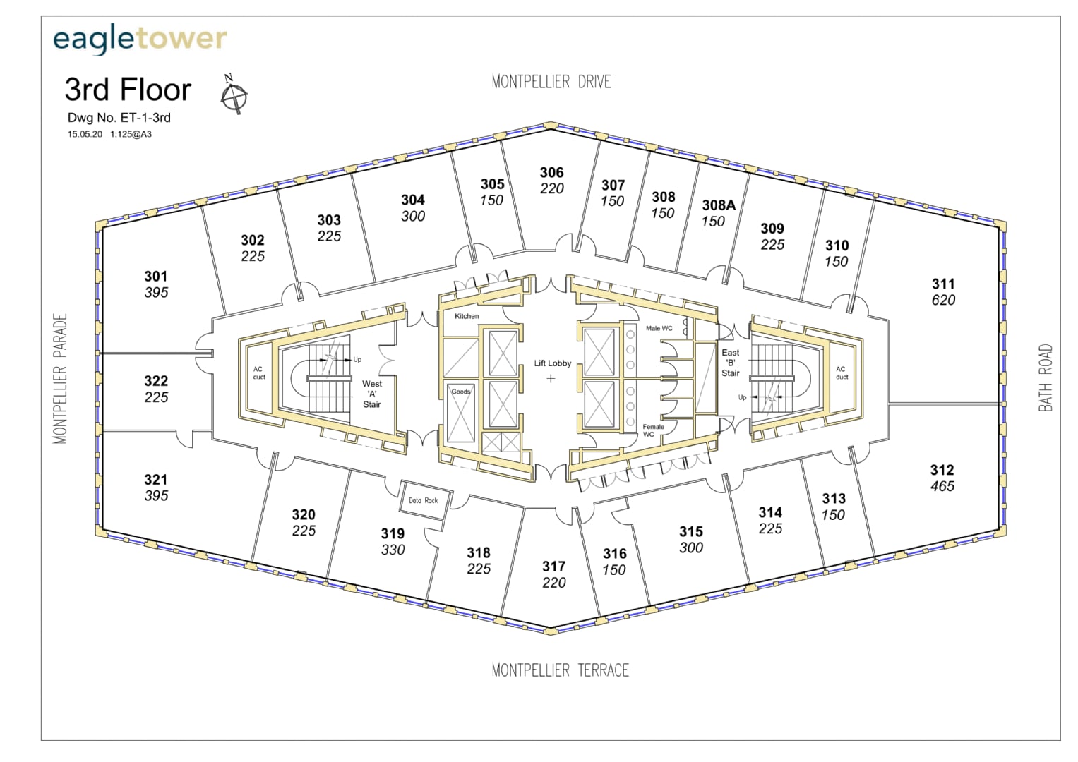Montpellier Dr, Cheltenham to rent Floor Plan- Image 1 of 5