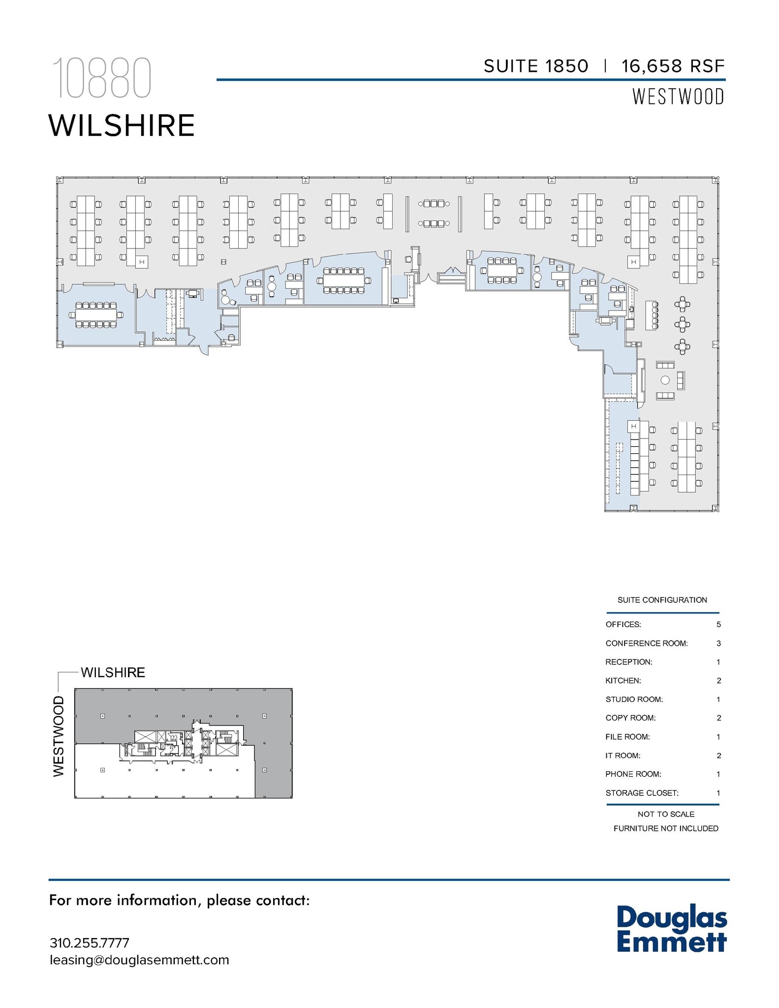 10880 Wilshire Blvd, Los Angeles, CA to rent Floor Plan- Image 1 of 1