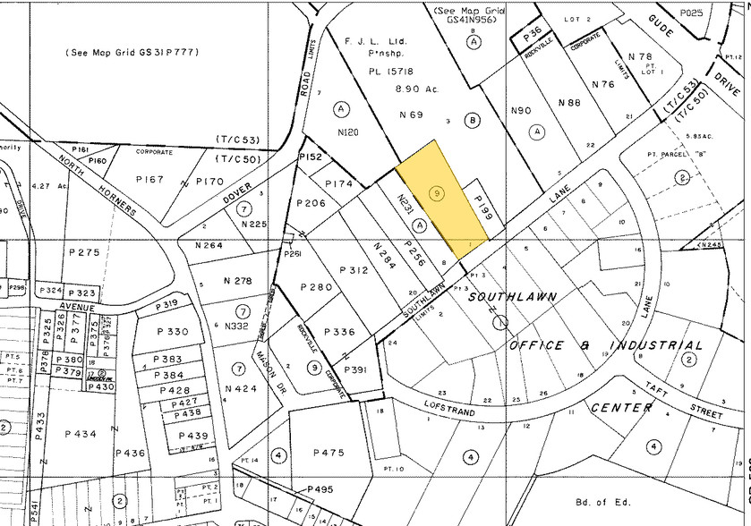 14650 Southlawn Ln, Rockville, MD for rent - Plat Map - Image 2 of 6