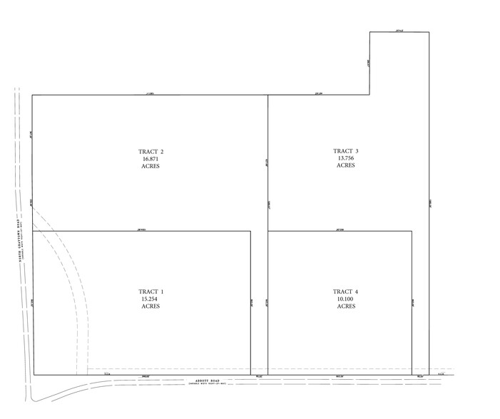 Tract 3 00 N Abbott Road Tract 3, Saint Hedwig, TX for sale - Plat Map - Image 2 of 6