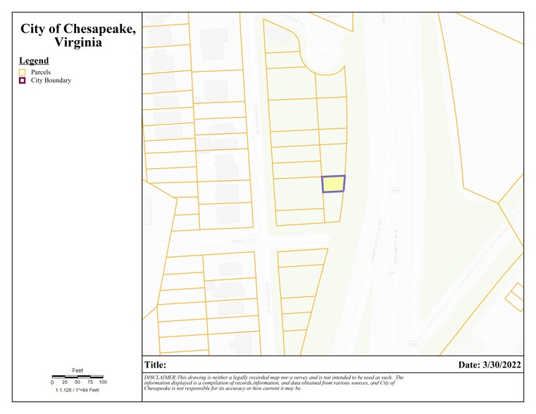 Oldwood St, Chesapeake, VA for sale - Site Plan - Image 3 of 3