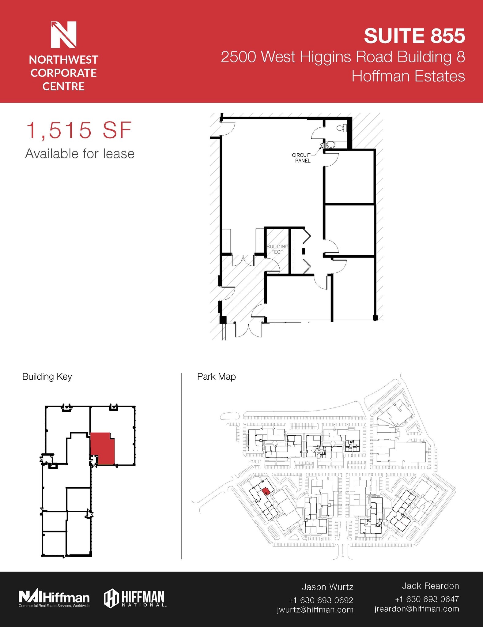 2500 W Higgins Rd, Hoffman Estates, IL to rent Floor Plan- Image 1 of 2