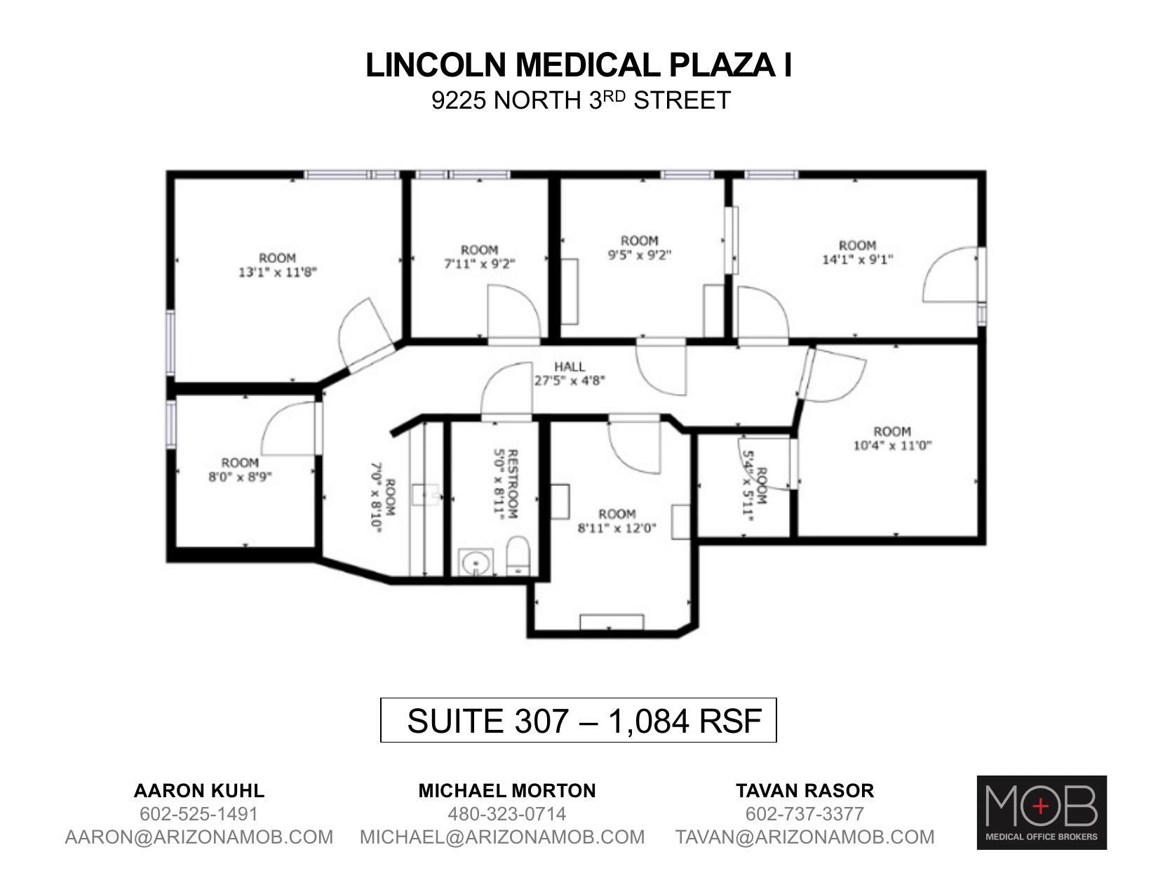 9225 N 3rd St, Phoenix, AZ to rent Floor Plan- Image 1 of 1