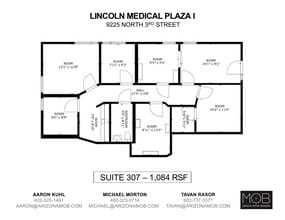 9225 N 3rd St, Phoenix, AZ to rent Floor Plan- Image 1 of 1