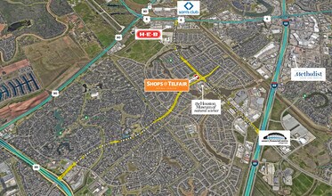 12920 University Blvd, Sugar Land, TX - AERIAL  map view