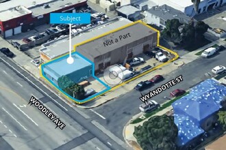 7255 Woodley Ave, Van Nuys, CA - aerial  map view