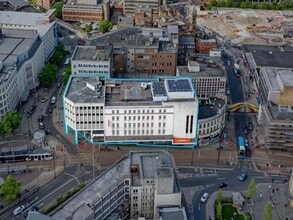 Haymarket, Sheffield, SYK - AERIAL map view