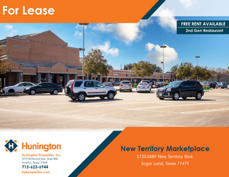 More details for 5720-5870 New Territory Blvd, Sugar Land, TX - Retail for Rent