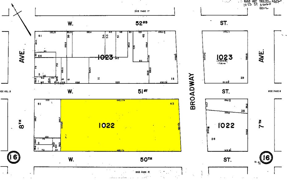 1633 Broadway, New York, NY for rent - Plat Map - Image 2 of 20