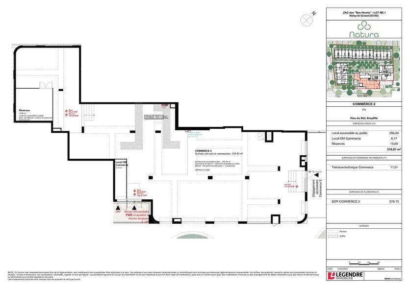 69 Rue Des Bas-Heurts, Noisy-le-Grand for sale - Floor Plan - Image 2 of 4