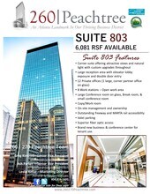 260-270 Peachtree St NW, Atlanta, GA to rent Site Plan- Image 1 of 2