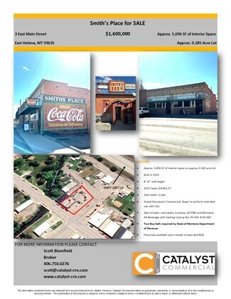 More details for 3 E Main St, East Helena, MT - Speciality for Sale