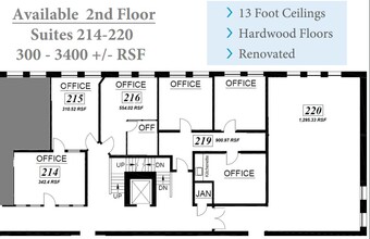 600-610 16th St, Oakland, CA for rent Floor Plan- Image 1 of 7