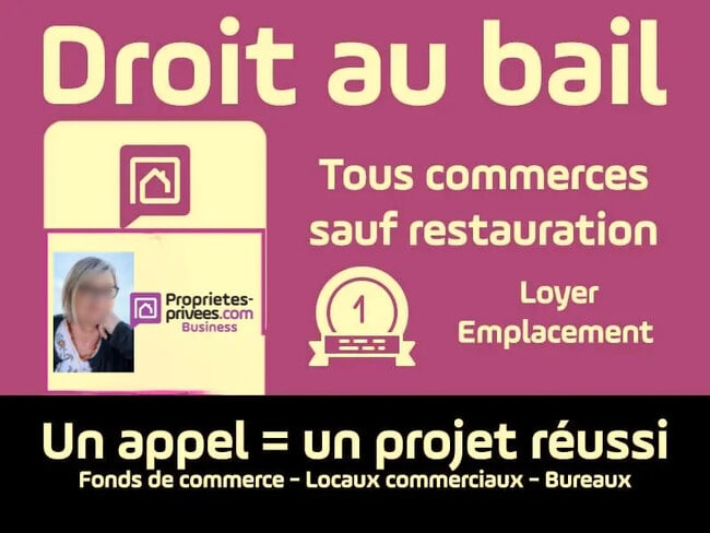 Location Commerce 50 m²