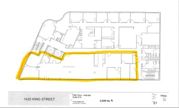 1420 King St, Alexandria, VA for rent Floor Plan- Image 1 of 1