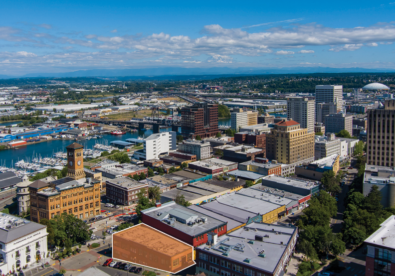 702 Broadway, Tacoma, WA for sale - Aerial - Image 3 of 6