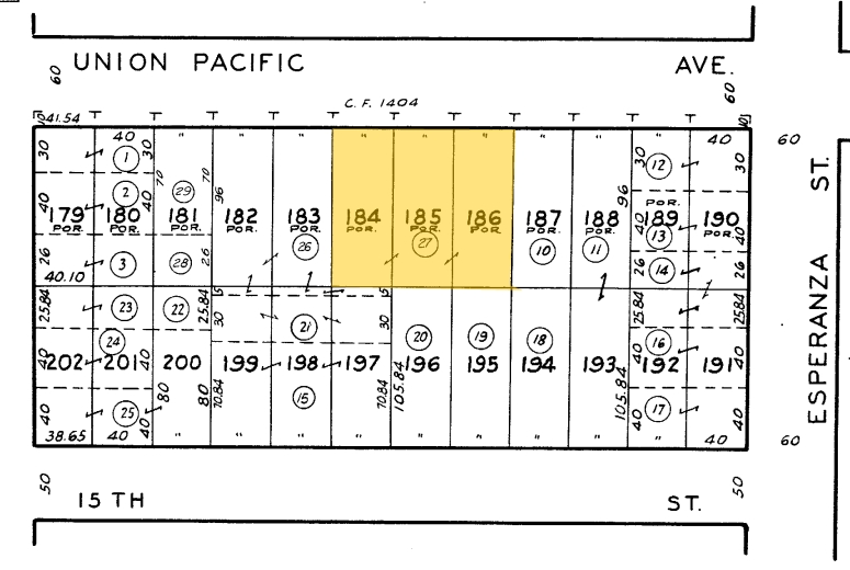 3524-3532 Union Pacific Ave, Los Angeles, CA for sale - Plat Map - Image 3 of 3