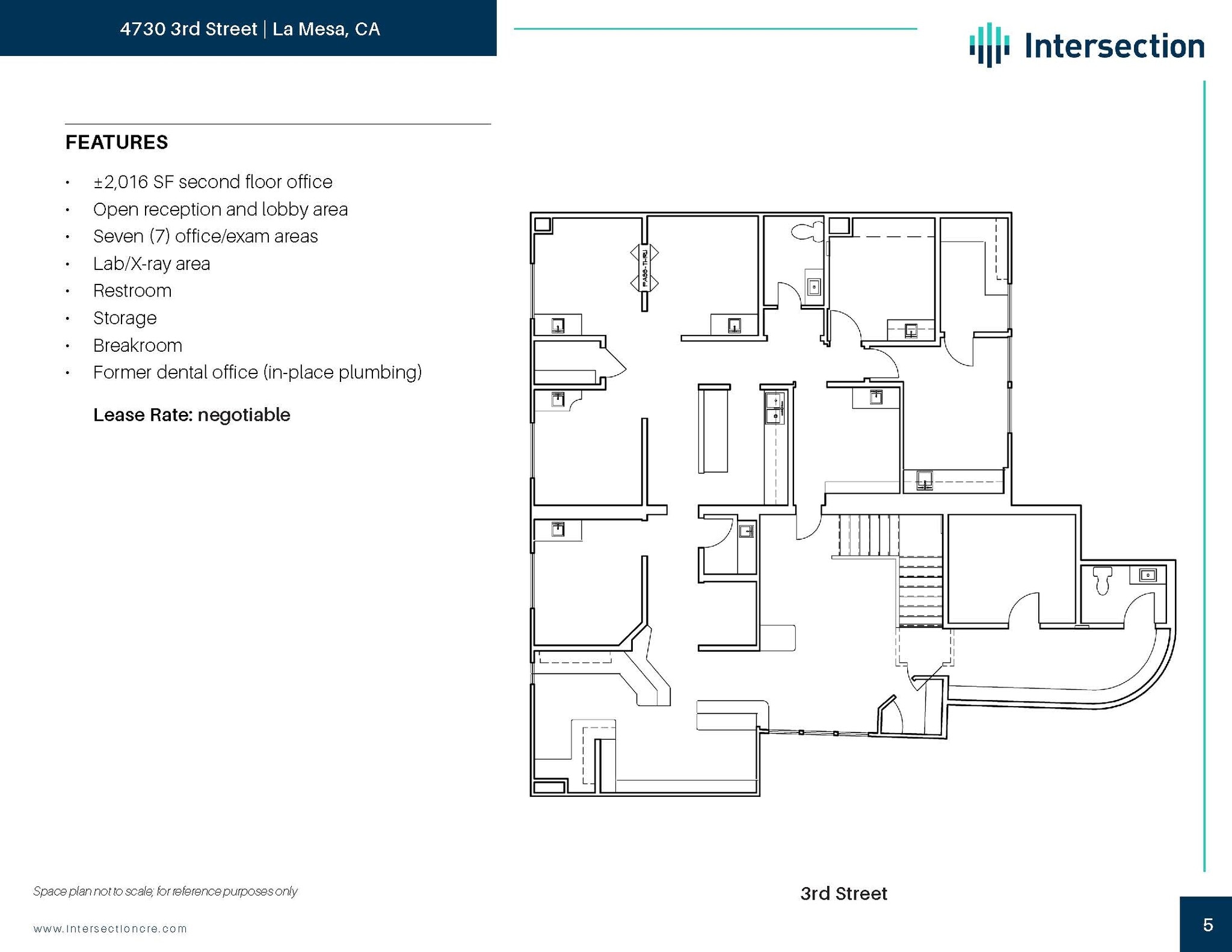 4730 3rd St, La Mesa, CA to rent Floor Plan- Image 1 of 2
