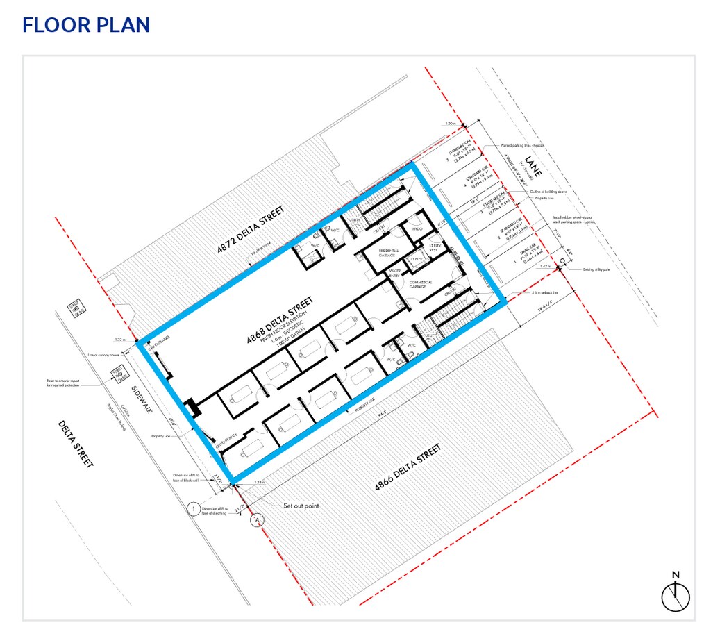 4872 Delta St, Delta, BC V4K 2T8 - Unit 102 - - Floor Plan - Image 1 of 1