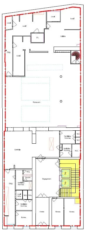 Office in Marseille to rent Floor Plan- Image 1 of 1
