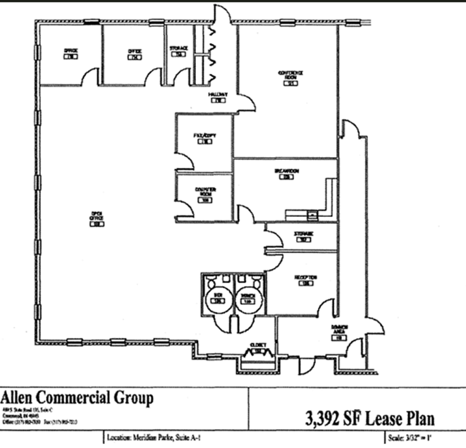 373 Meridian Parke Ln, Greenwood, IN 46142 - Unit A -  - Floor Plan - Image 1 of 1