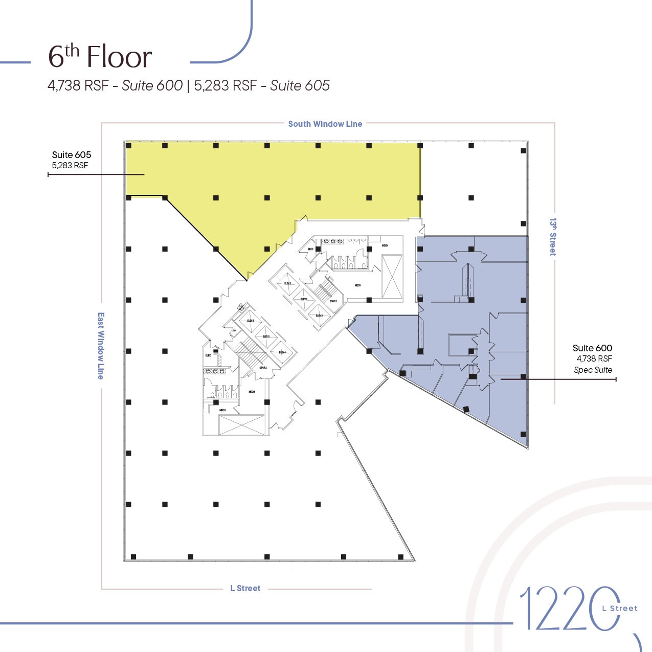 1220 L St NW, Washington, DC to rent Floor Plan- Image 1 of 1