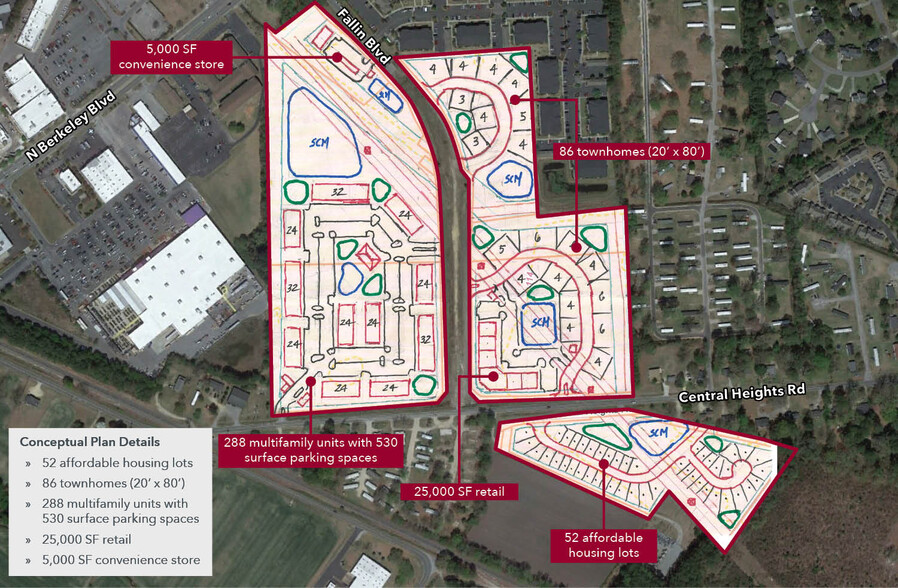 Fallin Blvd, Goldsboro, NC for sale - Site Plan - Image 3 of 7