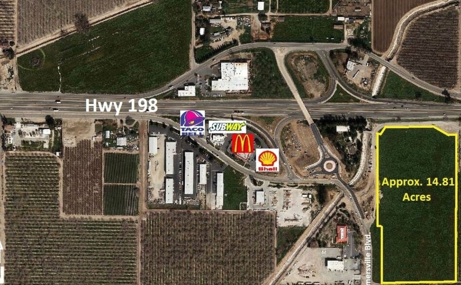 Hwy 198 @ Farmersville Blvd, Visalia, CA for sale - Primary Photo - Image 2 of 5