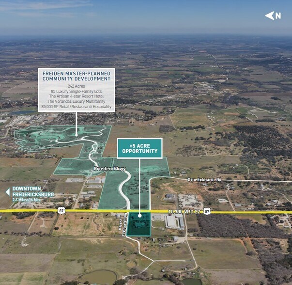 2253 S US Highway 87, Fredericksburg, TX for sale - Aerial - Image 2 of 5