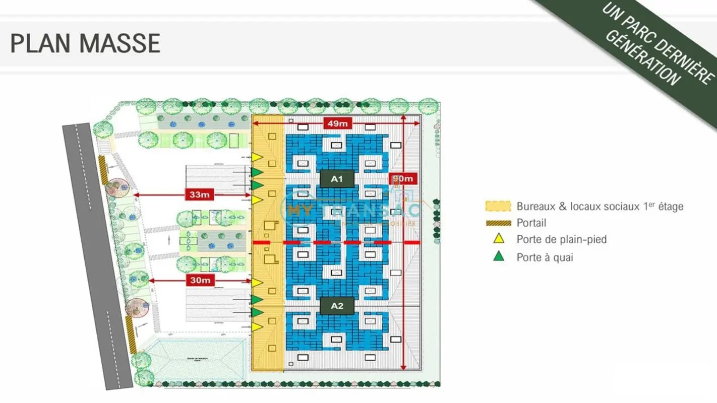 Light Industrial in Aulnay-sous-Bois to rent Site Plan- Image 1 of 3