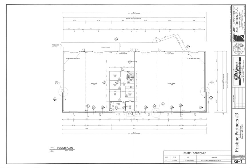 1000 Bricksteel Ln, Garner, NC for rent - Site Plan - Image 2 of 8