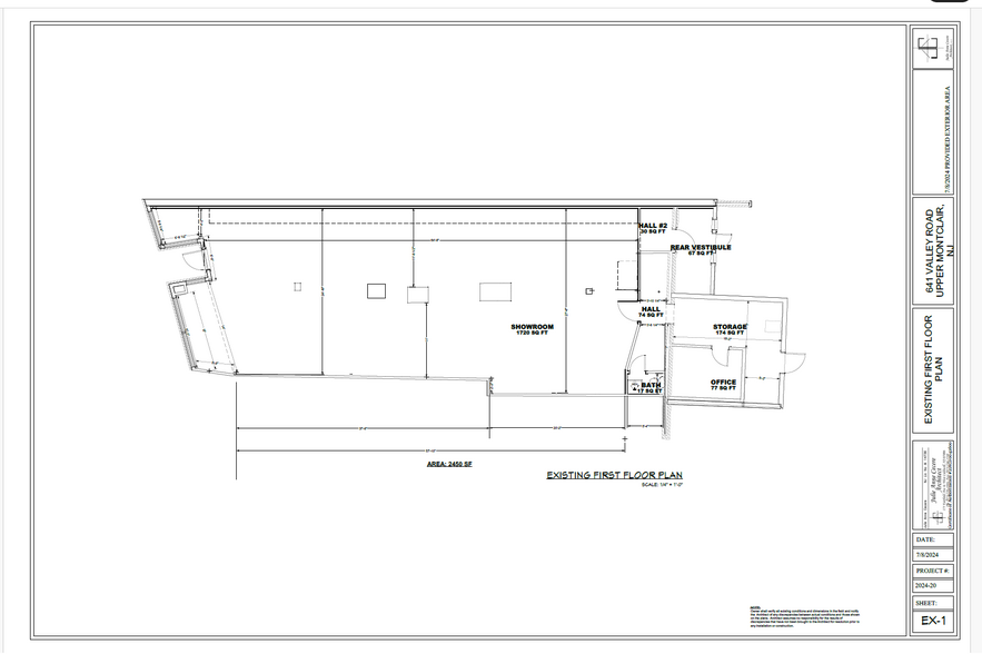 612-616 Valley Rd, Montclair, NJ for rent - Floor Plan - Image 2 of 7