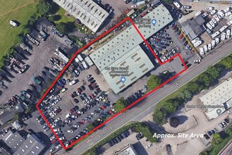 Ashford Rd, Chartham, KEN - aerial  map view