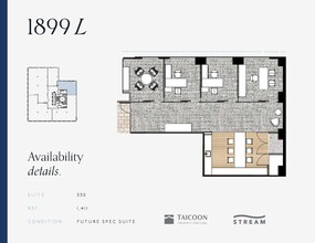 1899 L St NW, Washington, DC for rent Floor Plan- Image 2 of 2