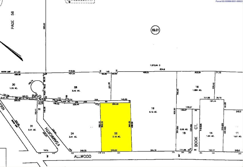 400 Allwood Rd, Clifton, NJ to rent - Plat Map - Image 2 of 8