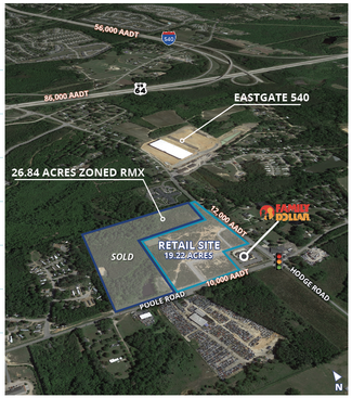 More details for Poole Road & Hodge Rd, Knightdale, NC - Land for Sale