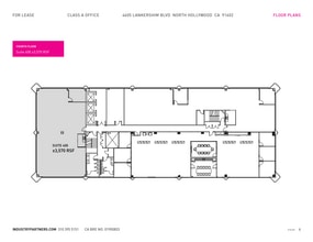 4605 Lankershim Blvd, North Hollywood, CA to rent Floor Plan- Image 1 of 1
