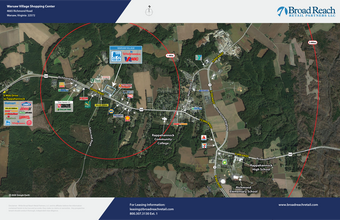 4665-4719 Richmond Rd, Warsaw, VA - aerial  map view