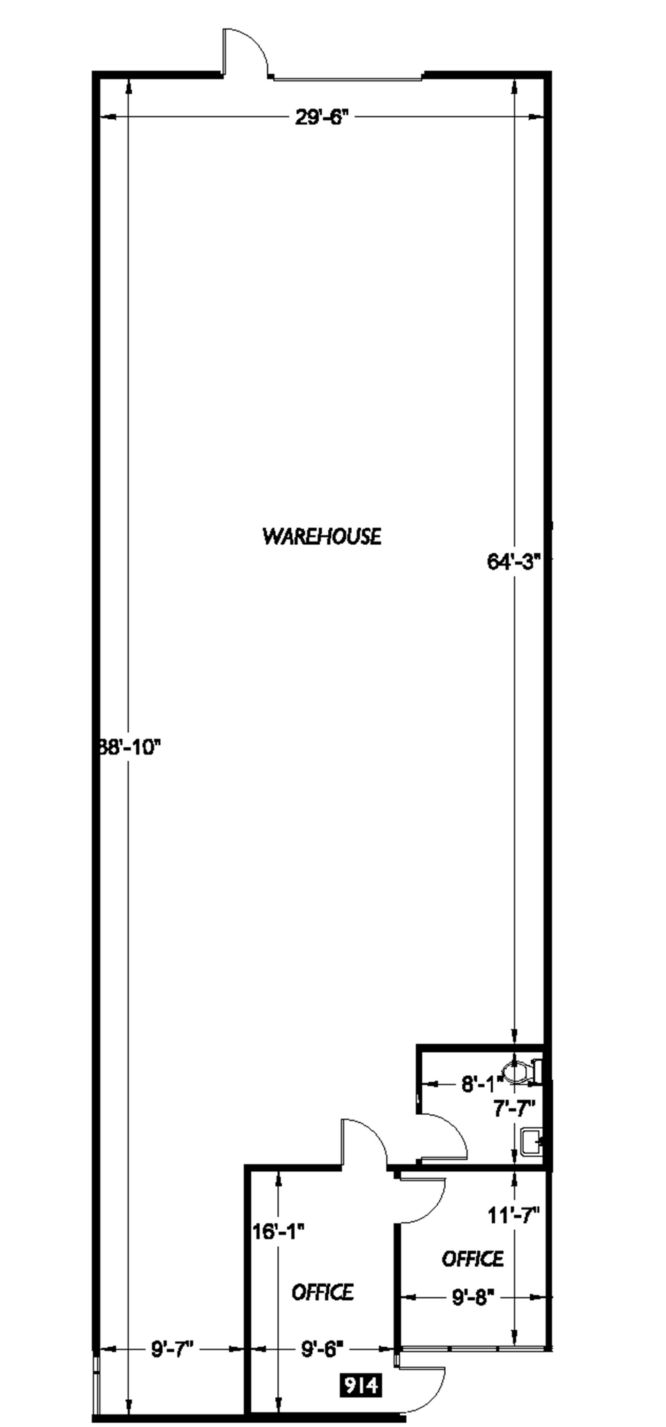 679-699 Strander Blvd, Tukwila, WA to rent Floor Plan- Image 1 of 1