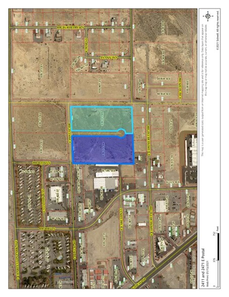 2411 Postal Rd, Pahrump, NV for sale - Site Plan - Image 2 of 2