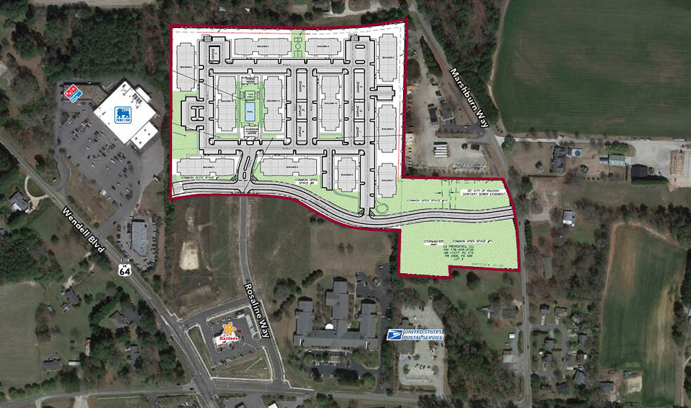 0 Rosaline Way, Wendell, NC for sale - Site Plan - Image 1 of 2