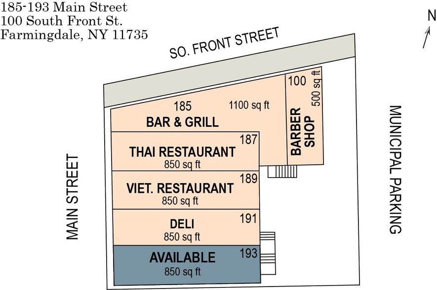 185-193 Main St, Farmingdale, NY for rent - Building Photo - Image 2 of 5