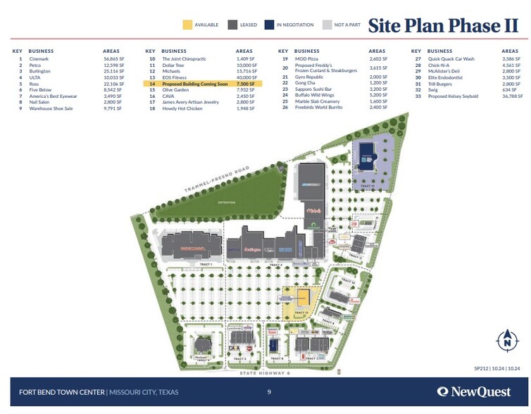 Highway 6, Missouri City, TX for rent - Site Plan - Image 2 of 2