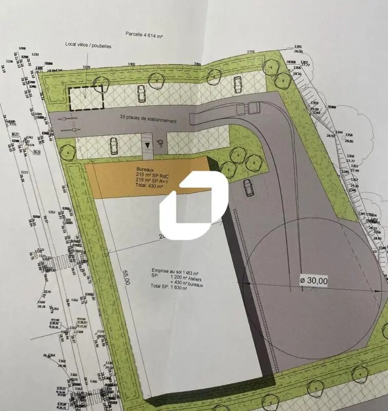 Light Industrial in Sainte-Luce-sur-Loire for sale Site Plan- Image 1 of 2