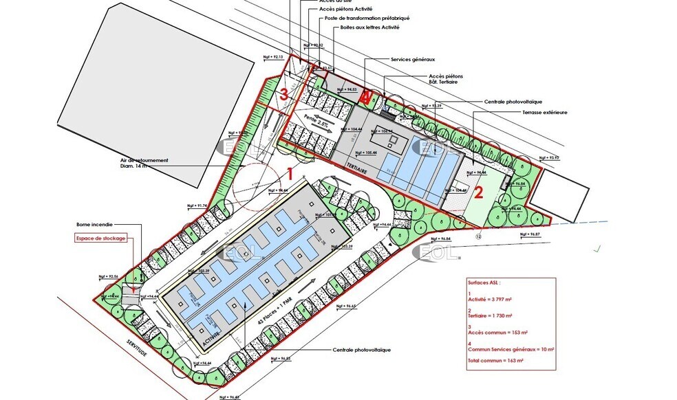 Light Industrial in Marseille for sale - Site Plan - Image 3 of 5