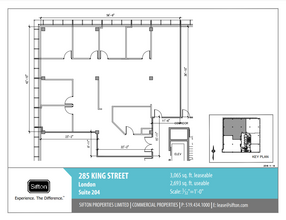 285 King St, London, ON for rent Floor Plan- Image 1 of 1