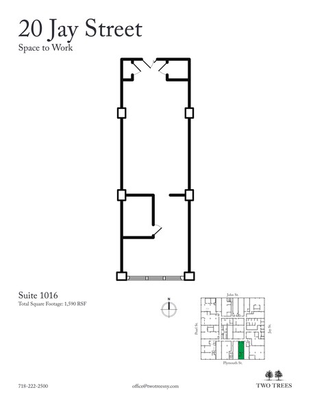 20 Jay St, Brooklyn, NY for rent - Site Plan - Image 2 of 6