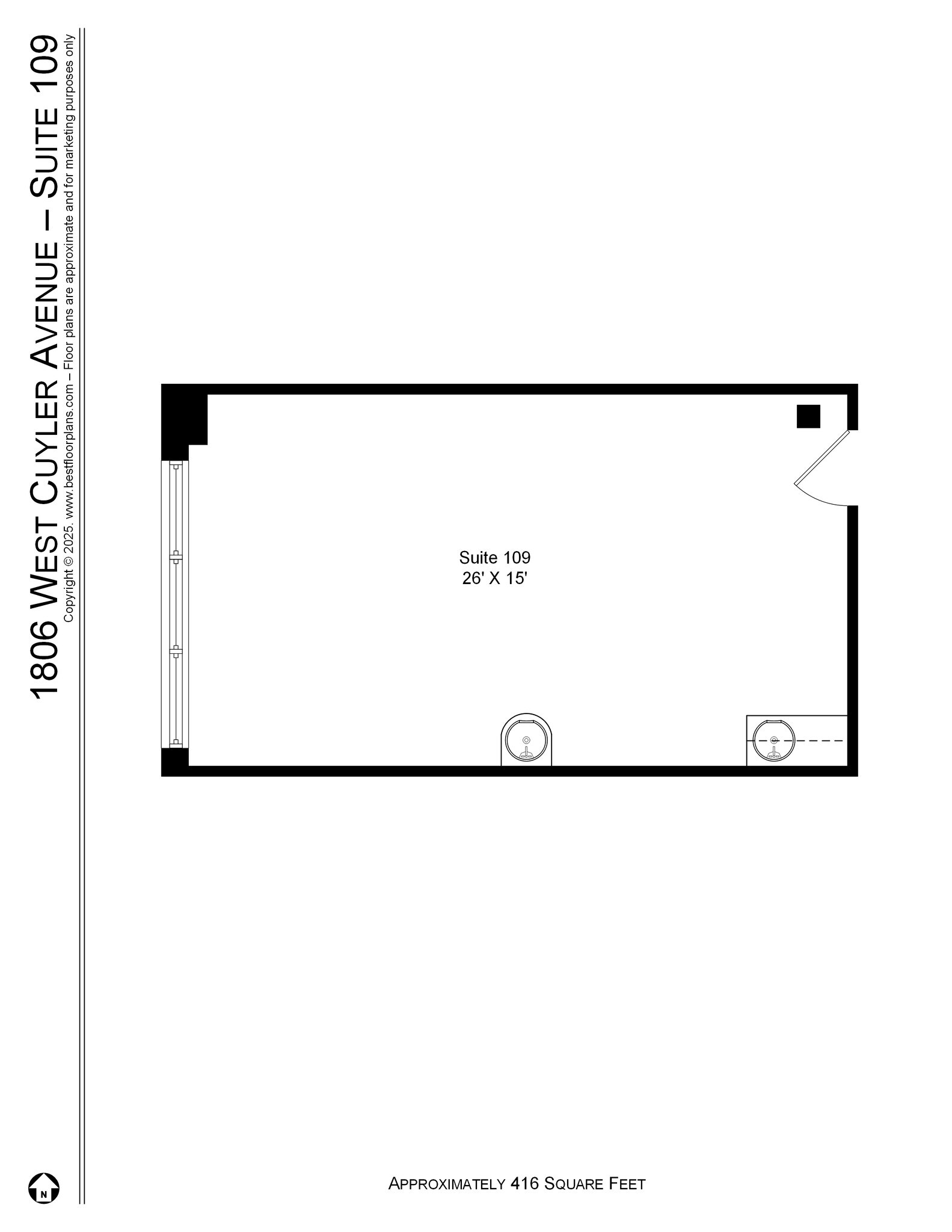 1800-1814 W Cuyler Ave, Chicago, IL to rent Interior Photo- Image 1 of 1